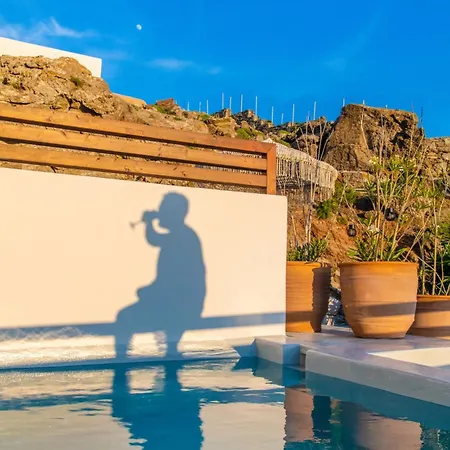 Lägenhet Nimare Sunset Retreat - Private Pool & Sea View Tínos