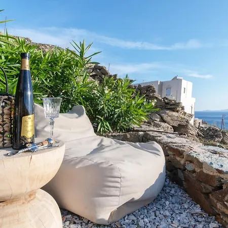 Nimare Sunset Retreat - Private Pool & Sea View Lägenhet *